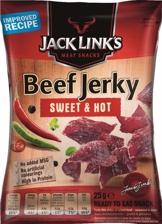 Beef Jerky Sweet&Hot 25g Jack Link's