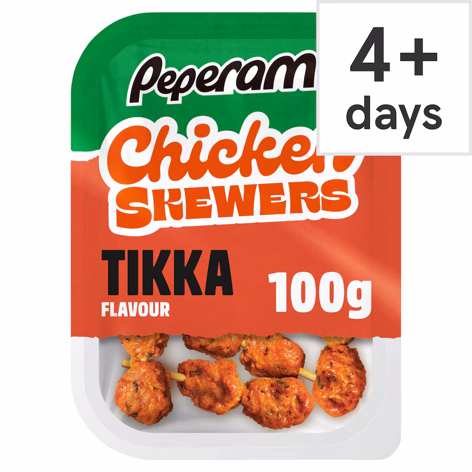 Peperami Chicken Skewers Kickin Tikka (10x10g) 100g