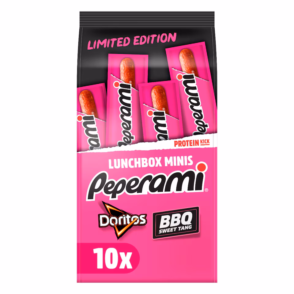 Peperami Doritos BBQ Sweet Tang Lunchbox Mini's 10x10g