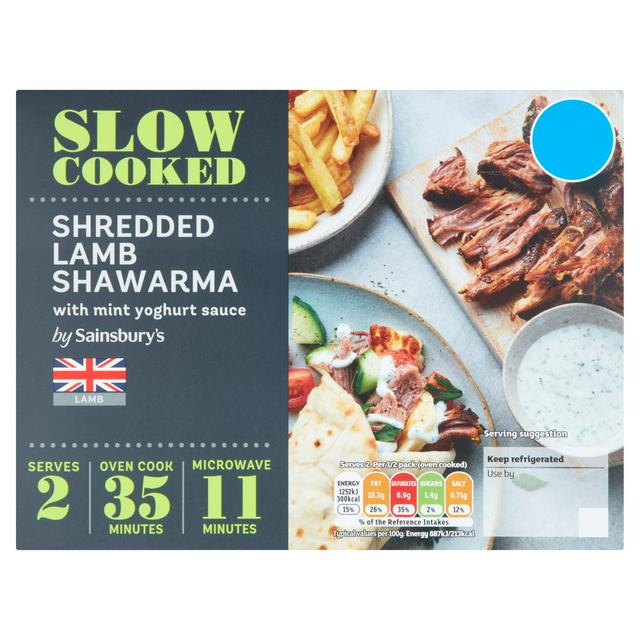 Sainsbury's Slow Cooked Shredded Lamb Shawarma 400g (serves x2)