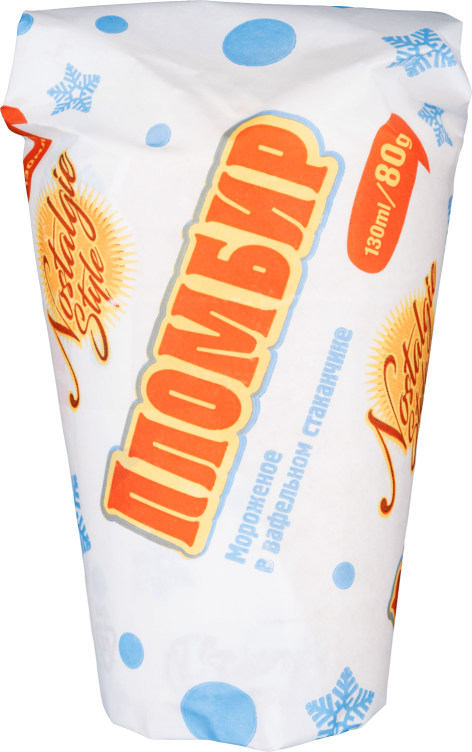 Iskrem Fløte 80g Plombir