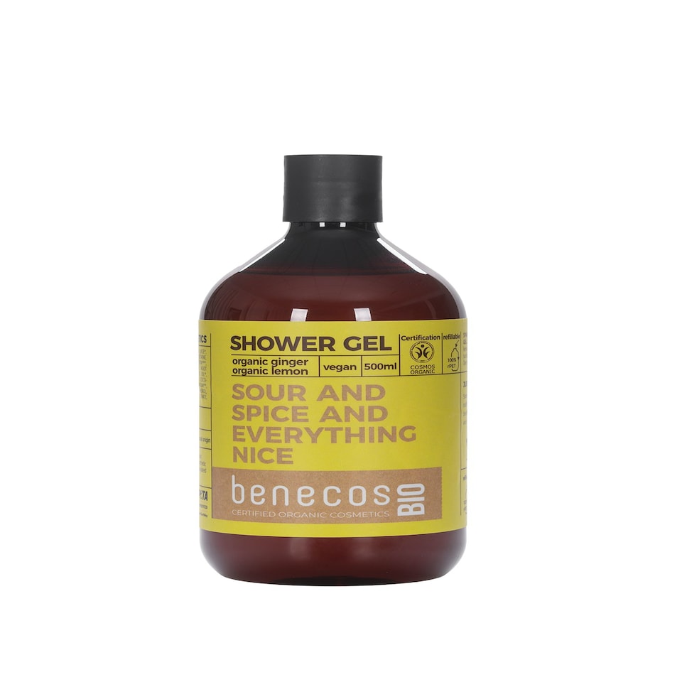 BENECOS BIO - Shower Gel - Ginger & Lemon 500ml