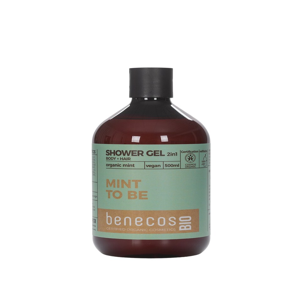 BENECOS BIO - Shower Gel 2in1 (Hair & Body) - Mint 500ml