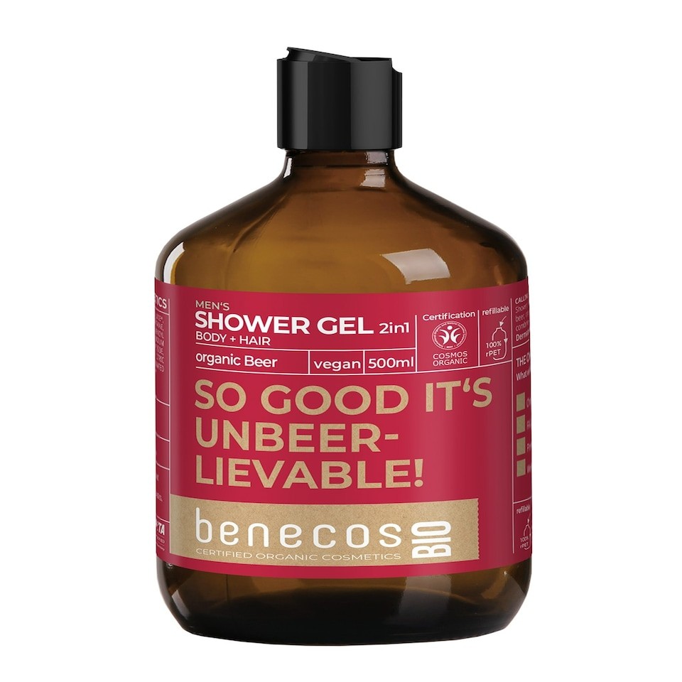 BENECOS BIO - Men - Shower Gel 2in1 - Beer 500ml