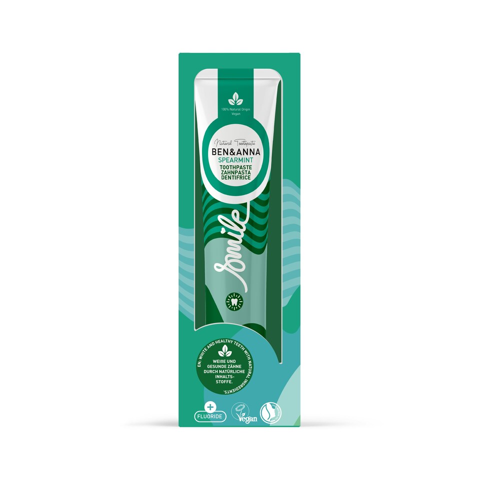 BEN & ANNA - Toothpaste (Tube) Mint (with Fluoride) 75ml
