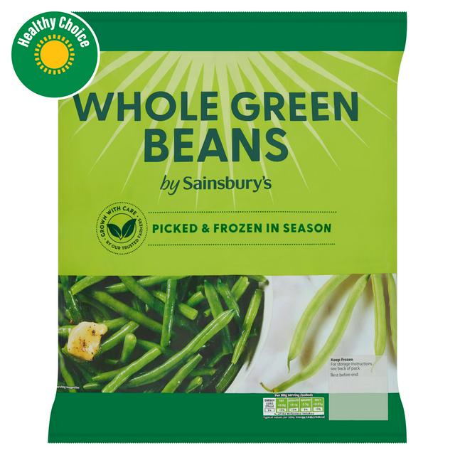 Sainsbury's Whole Green Beans 900g