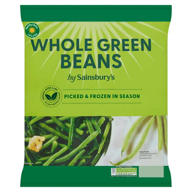 Sainsbury's Whole Green Beans 900g