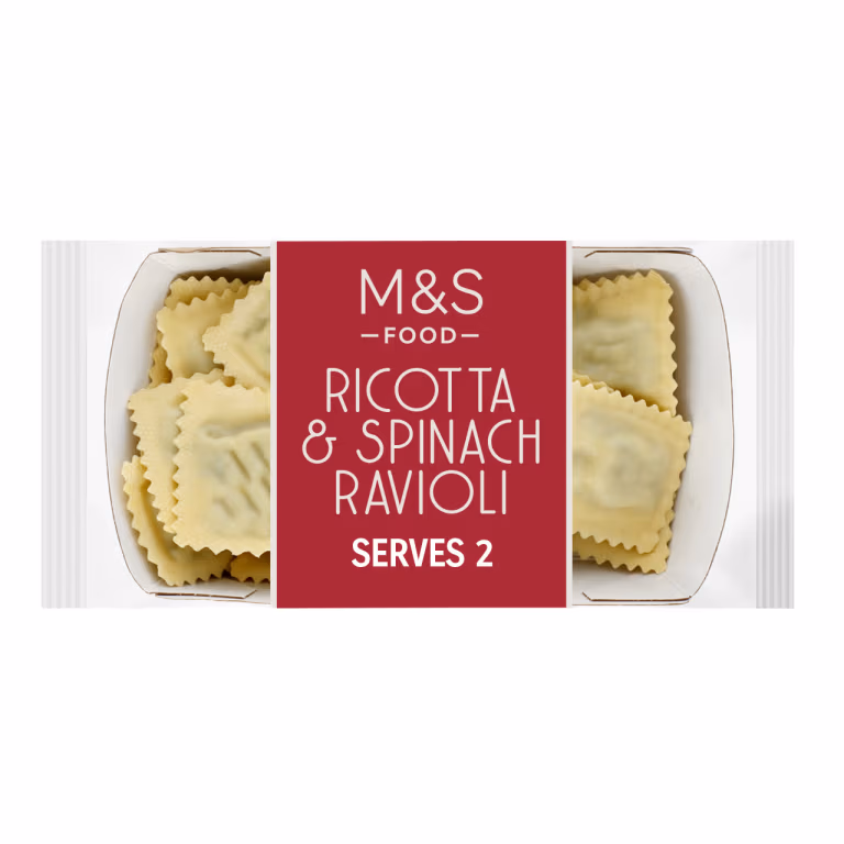 M&S Ricotta and Spinach Ravioli