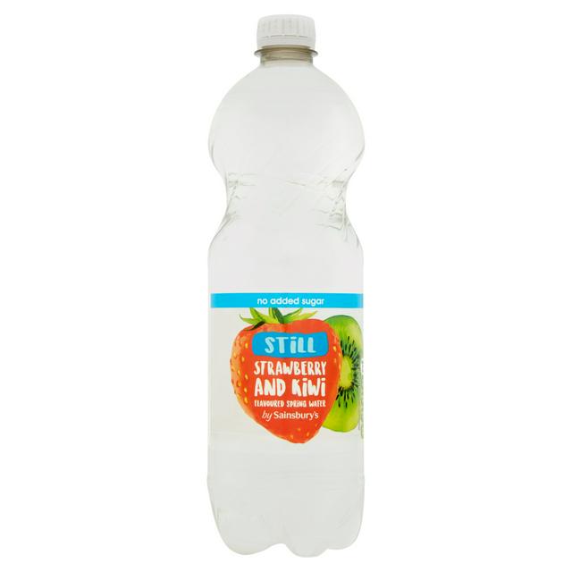 Sainsbury's Bottled Still Flavoured Water, Strawberry & Kiwi 1L