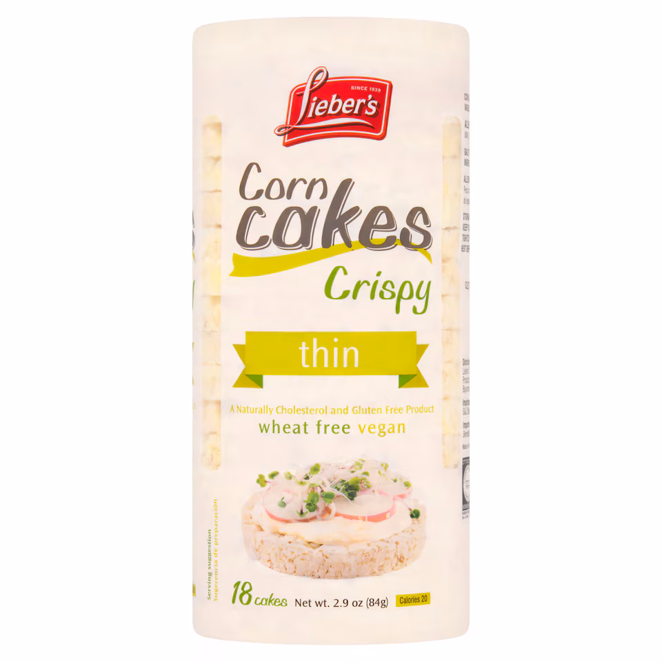 Liebers Corn Cakes Crispy Thin 18S 84G