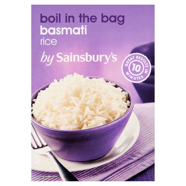 Sainsbury's Boil In The Bag Basmati Rice 4x125g