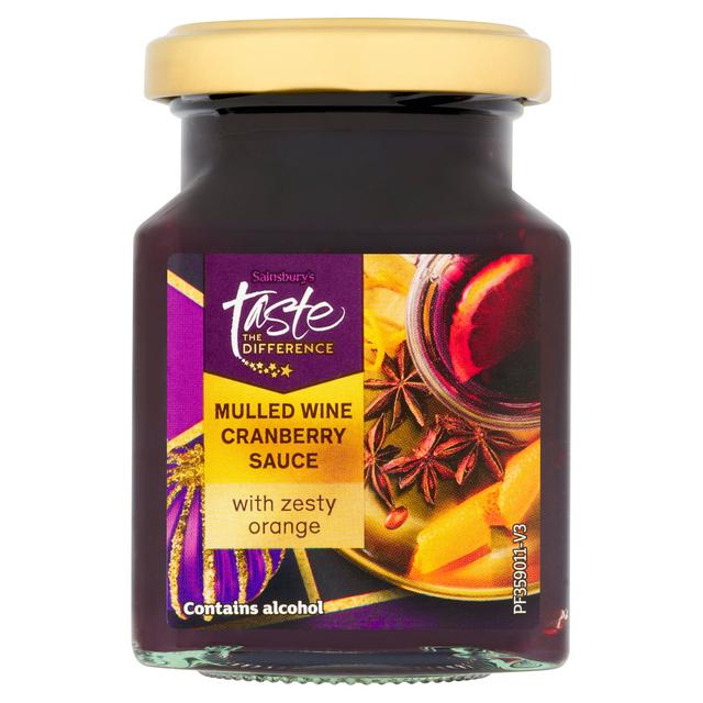 Sainsbury's Mulled Wine Cranberry Sauce, Taste the Difference 220g