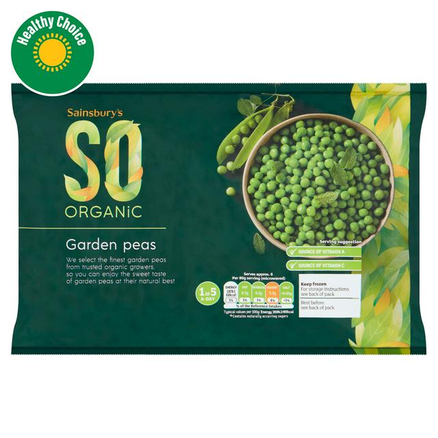 Sainsbury's So Organic Garden Peas 500g
