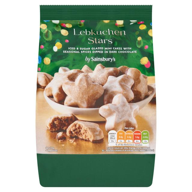 Sainsbury's Lebkuchen Stars 250g
