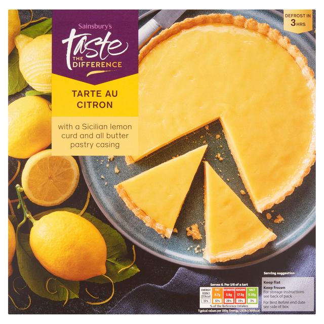 Sainsbury's Tarte Au Citron, Taste the Difference 435g