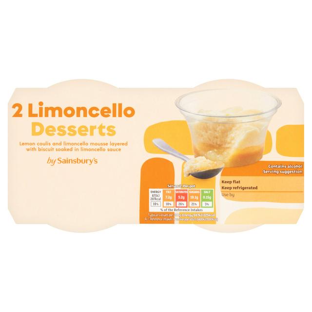 Sainsbury's Limoncello Desserts x2 85g
