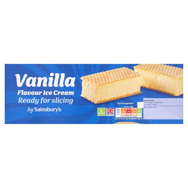 Sainsbury's Vanilla Flavour Ice Cream 1L