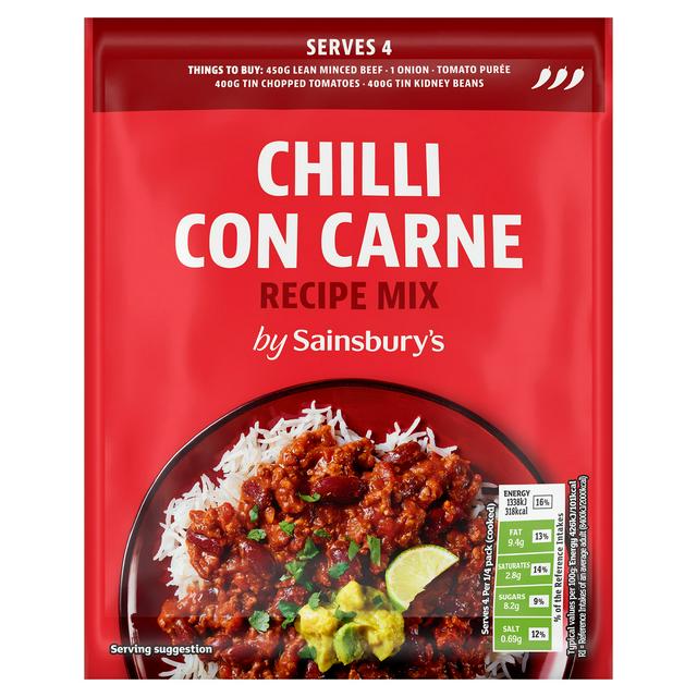 Sainsbury's Chilli Con Carne, Inspired to Cook 41g