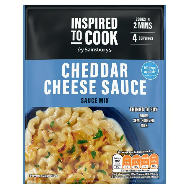 Sainsbury's Cheddar Cheese Sauce Mix, Inspired to Cook 40g