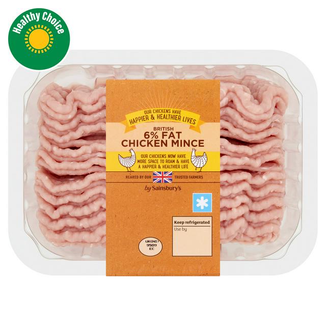 Sainsbury's 500g British 6% Fat Chicken Mince