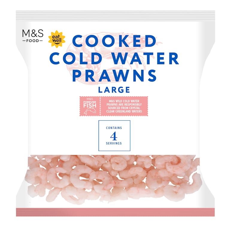 M&S Cooked Cold Water Prawns