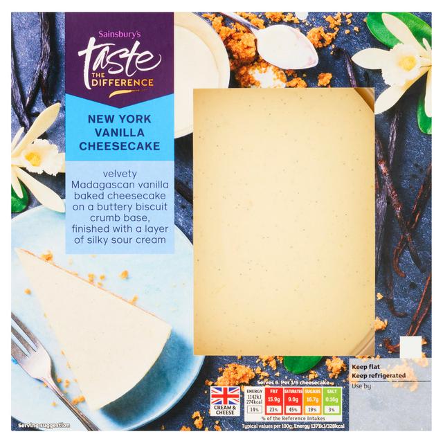 Sainsbury's New York Cheesecake, Taste the Difference 500g