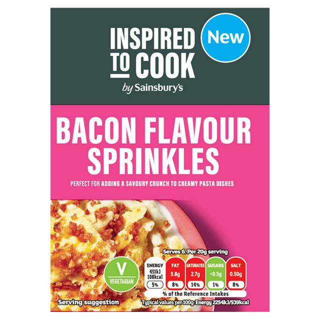 Sainsbury's Bacon Flavour Sprinkles, Inspired to Cook 120g