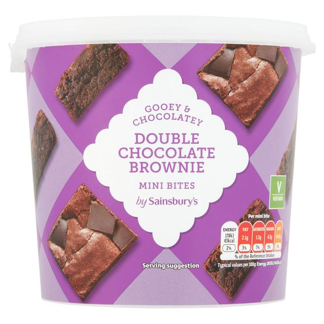 Sainsbury's Double Chocolate Brownie Mini Bites 240g