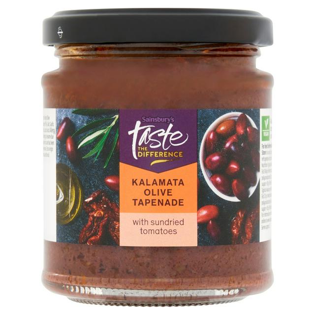 Sainsbury's Kalamata Olive Tapenade, Taste the Difference 170g