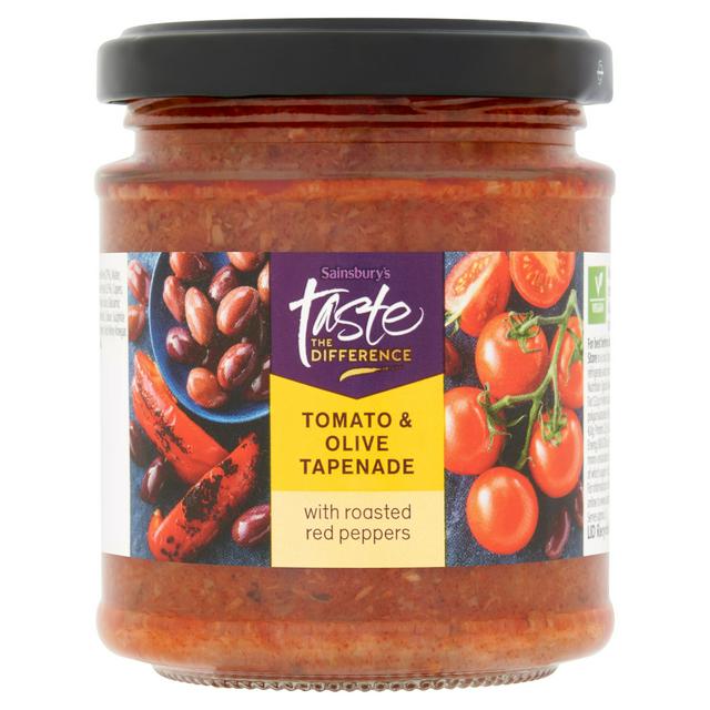 Sainsbury's Tomato & Olive Tapenade, Taste the Difference 170g