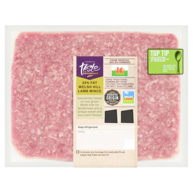 Sainsbury's Fat Lamb Mince, Taste the Difference 400g