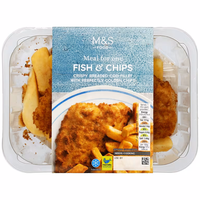 M&S Fish and Chips