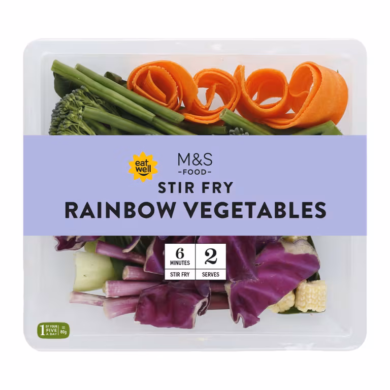 M&S Rainbow Vegetable Stir Fry