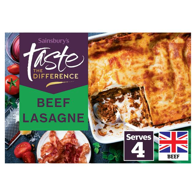 Sainsbury's Beef Lasagne Ready Meal For 4, Taste the Difference 1.5kg