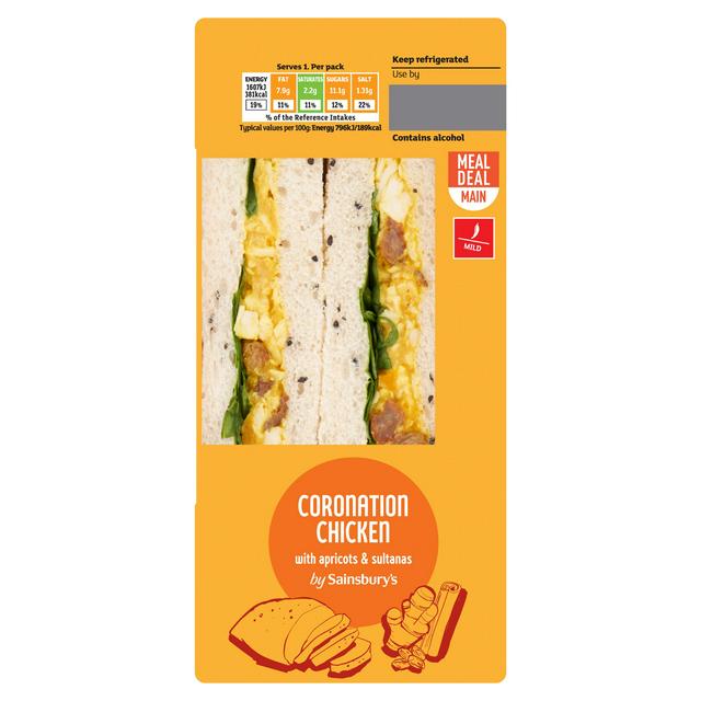 Sainsbury's Coronation Chicken with Apricots & Sultanas