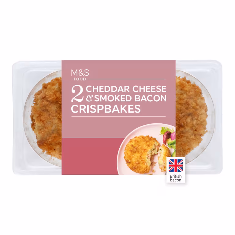M&S Cheddar Cheese and Smoked Bacon Crispbakes