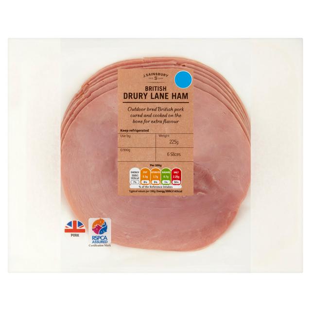 Sainsbury's British Drury Lane Ham 225g