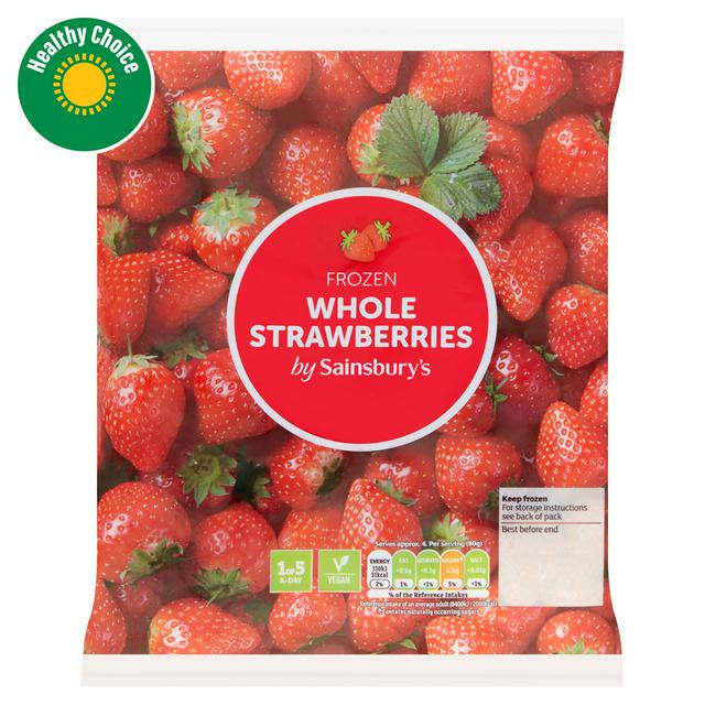 Sainsbury's Frozen Whole Strawberries 350g