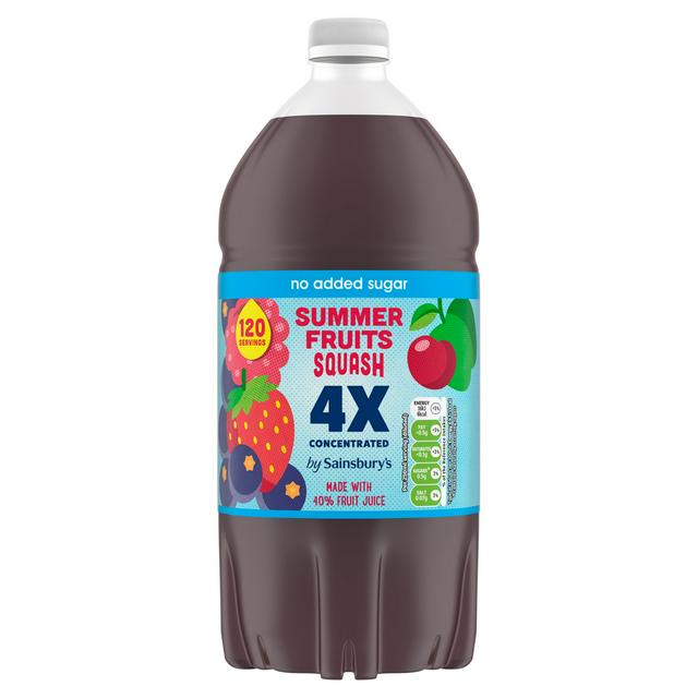 Sainsbury's Quadruple Strength Summer Fruits Squash 1.5L