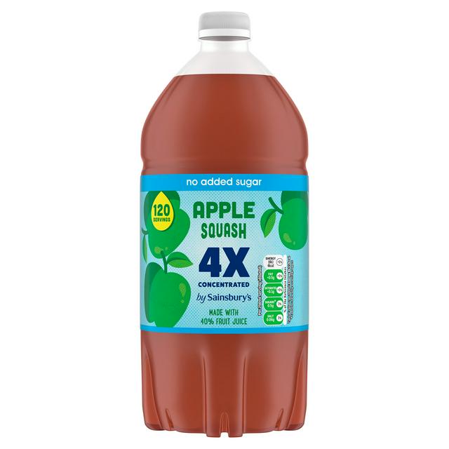 Sainsbury's Quadruple Strength Apple Squash 1.5L