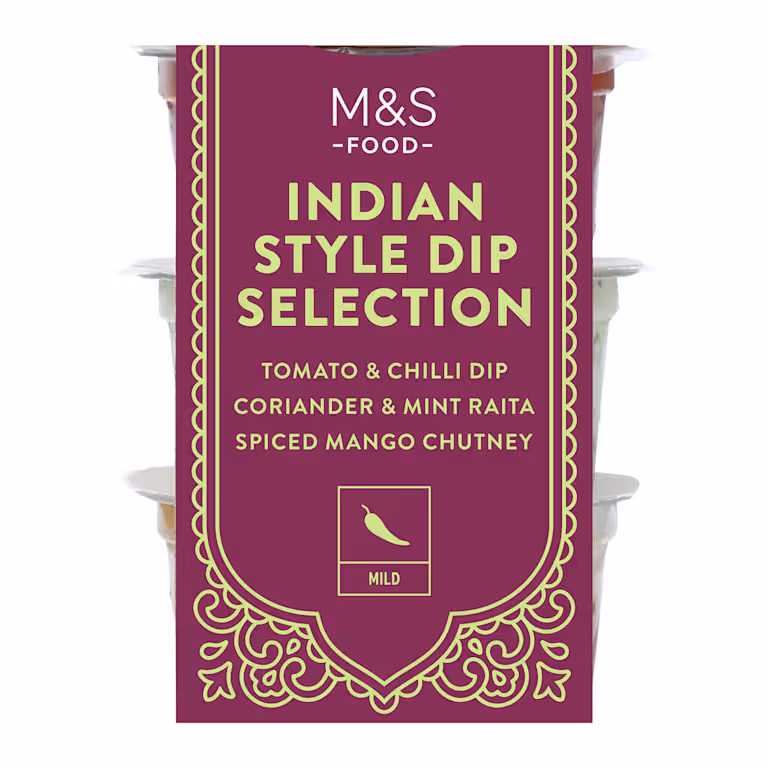 M&S Indian Style Dip Selection