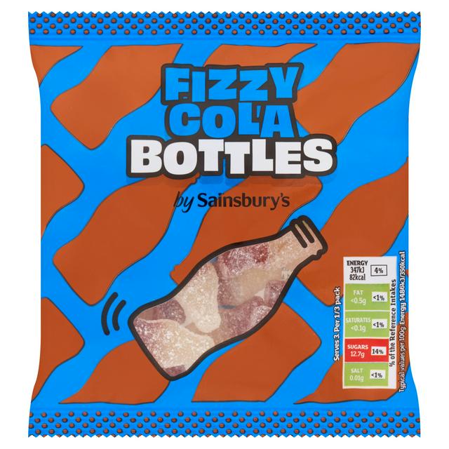 Sainsbury's Fizzy Cola Bottles 70g