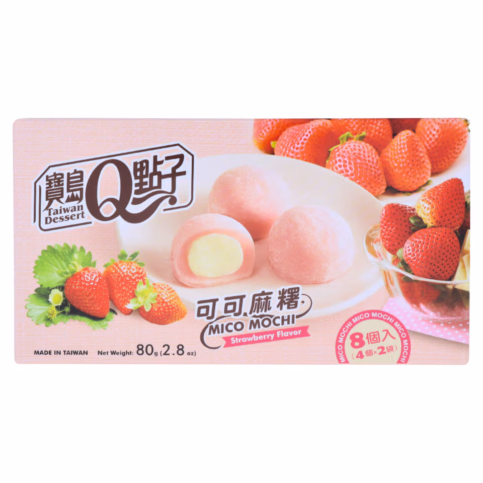Q Mochi Mico Strawberry Flavor 80g