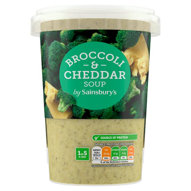 Sainsbury's Broccoli & Cheddar Soup 600g