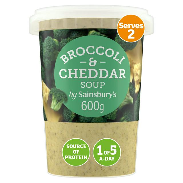 Sainsbury's Broccoli & Cheddar Soup 600g