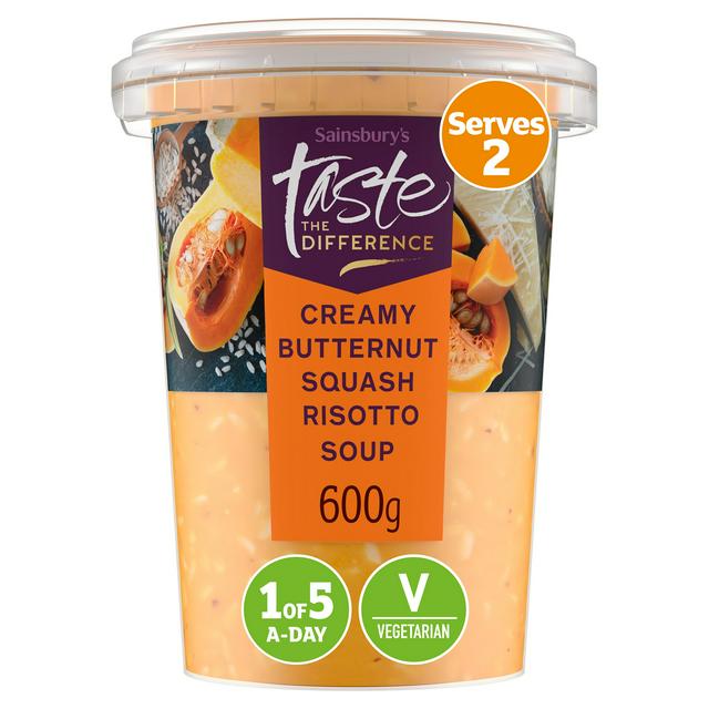 Sainsbury's Creamy Butternut Squash Risotto Soup, Taste the Difference 600g