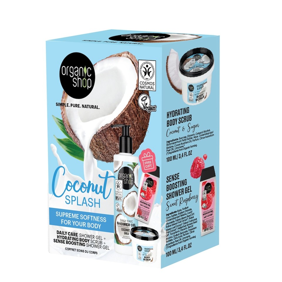 Organic Shop Coconut Splash Body Care Gift Set 280ml/100ml