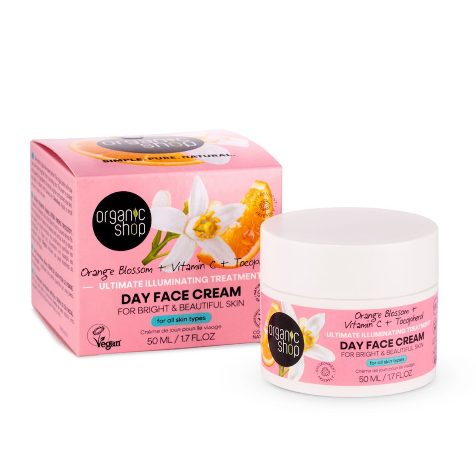 Organic Shop Orange Blossom  Illuminating  Day Cream 50ml