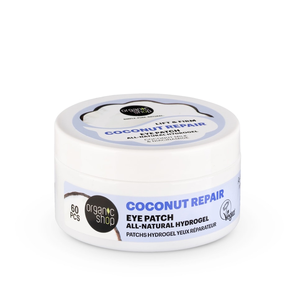Organic Shop Lift & Firm Coconut Repair Eye Patches, 60pcs