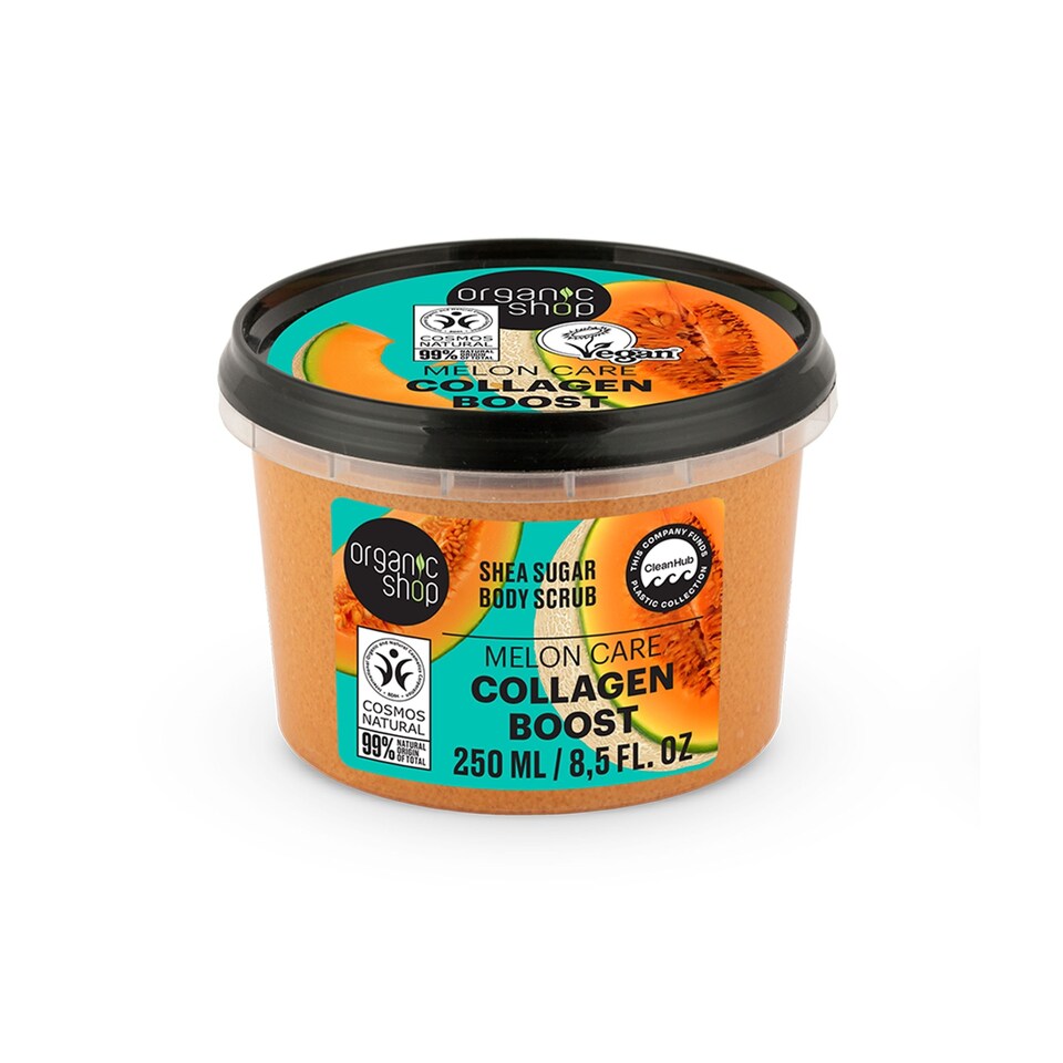 Organic Shop Collagen Boost Shea Sugar Body Scrub 250ml